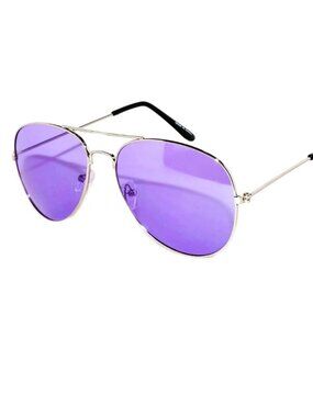 Classic Purple Lens Aviator Sunnies NWT